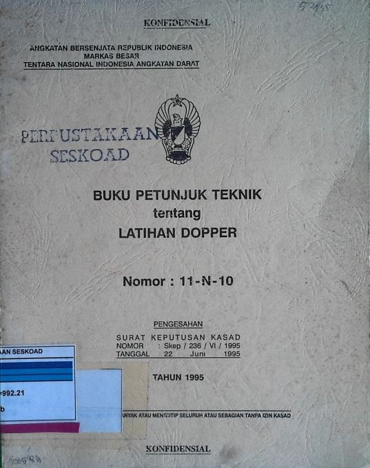 Buku Petunjuk Teknik Latihan Dopper
